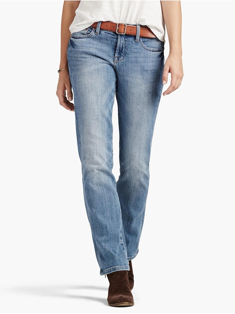 Lucky Brand Easy Rider Relaxed Bootcut Denim Jean In Danville sz 0 / 25